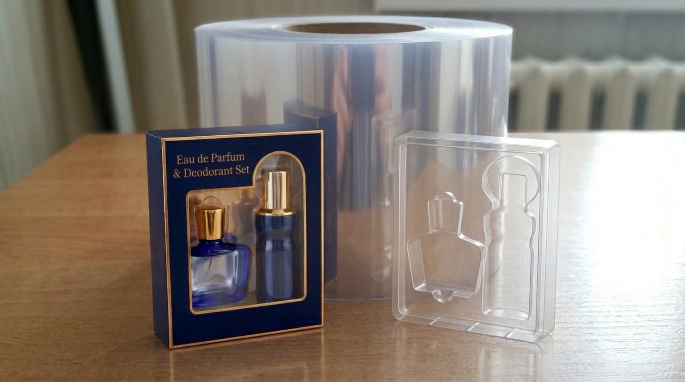Thermoformed tray — Eau de Parfum & Deodorant gift set